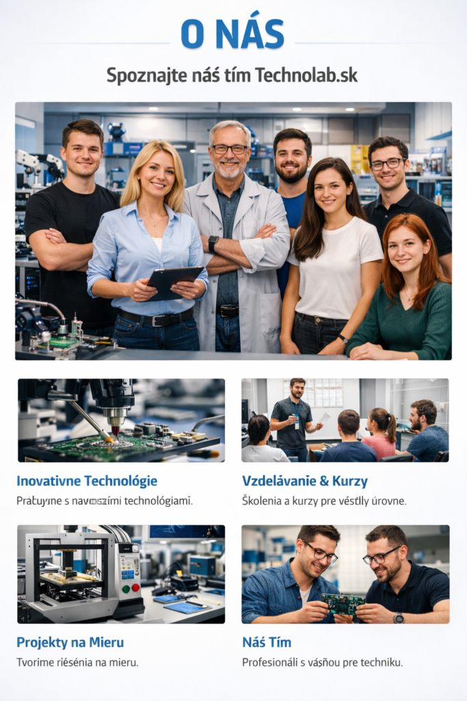 Tím TechnoLab pracuje na technických projektoch